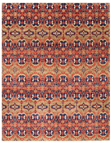 Hand knotted area rug - area,