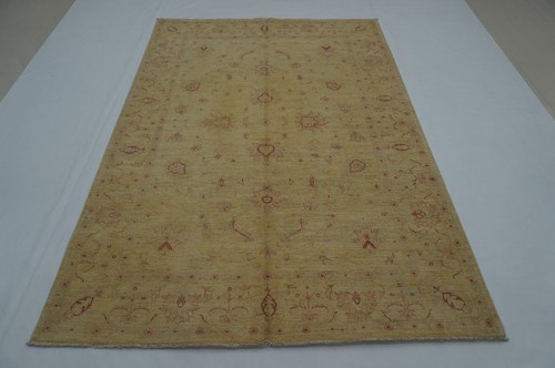 6x8 ivory beige - ivory, hand